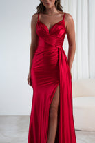 Ashleigh Bodycon Gown | Red | Oh Hello Clothing | XS (6)