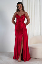 Ashleigh Bodycon Gown | Red | Oh Hello Clothing | XS (6)