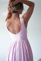 Monroe Skater Midaxi Dress | Pink | Oh Hello Clothing | XS (6)