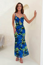 Amal Printed Bodycon Maxi | Mixed Print | Oh Hello Clothing | XS (6)