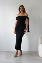 Amalthea Off the Shoulder Midaxi | Black | Oh Hello Clothing | XS (6)