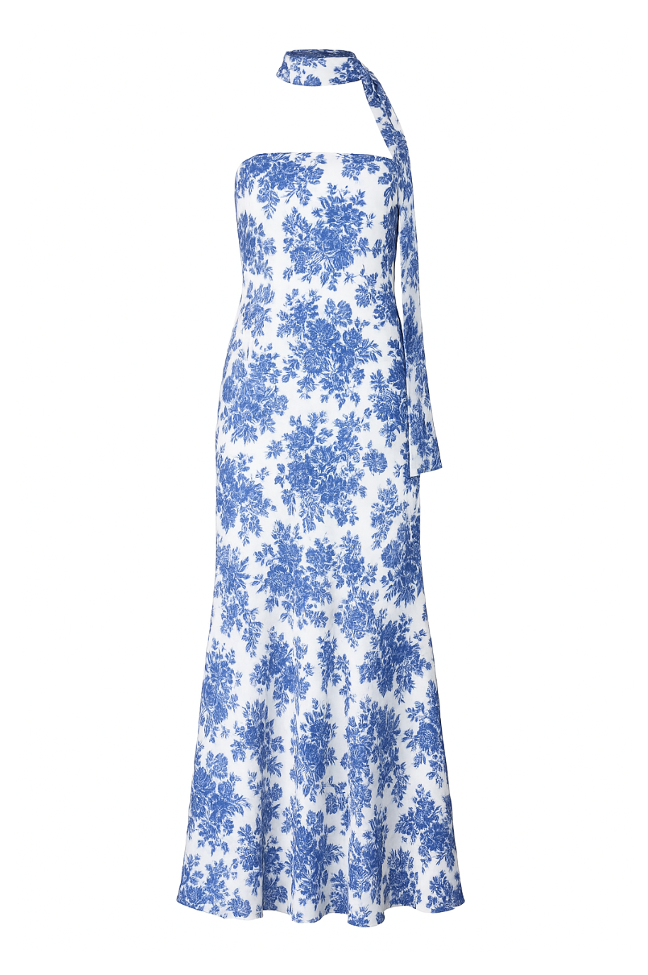 Charlene Floral Chiffon Maxi Dress | Blue Print