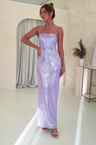 Renesmee Sequin Maxi Dress | Lilac | Oh Hello Clothing | XS (6)