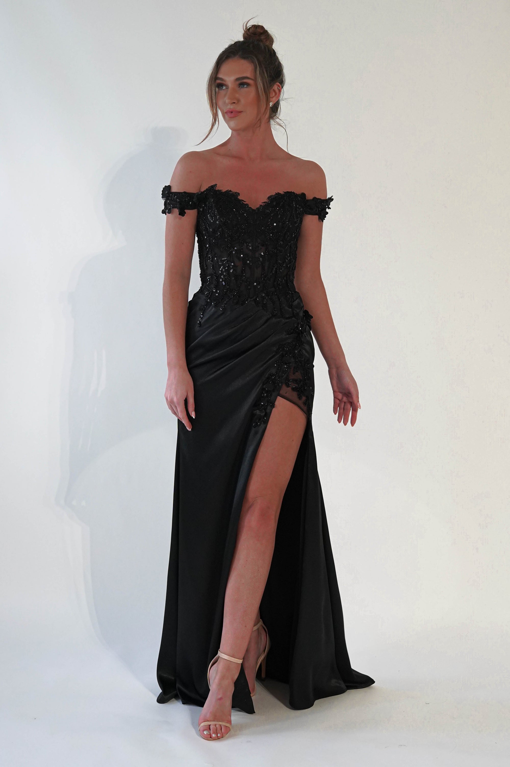Khacy Embellished Gown | Black | Oh Hello Clothing | XS (6)