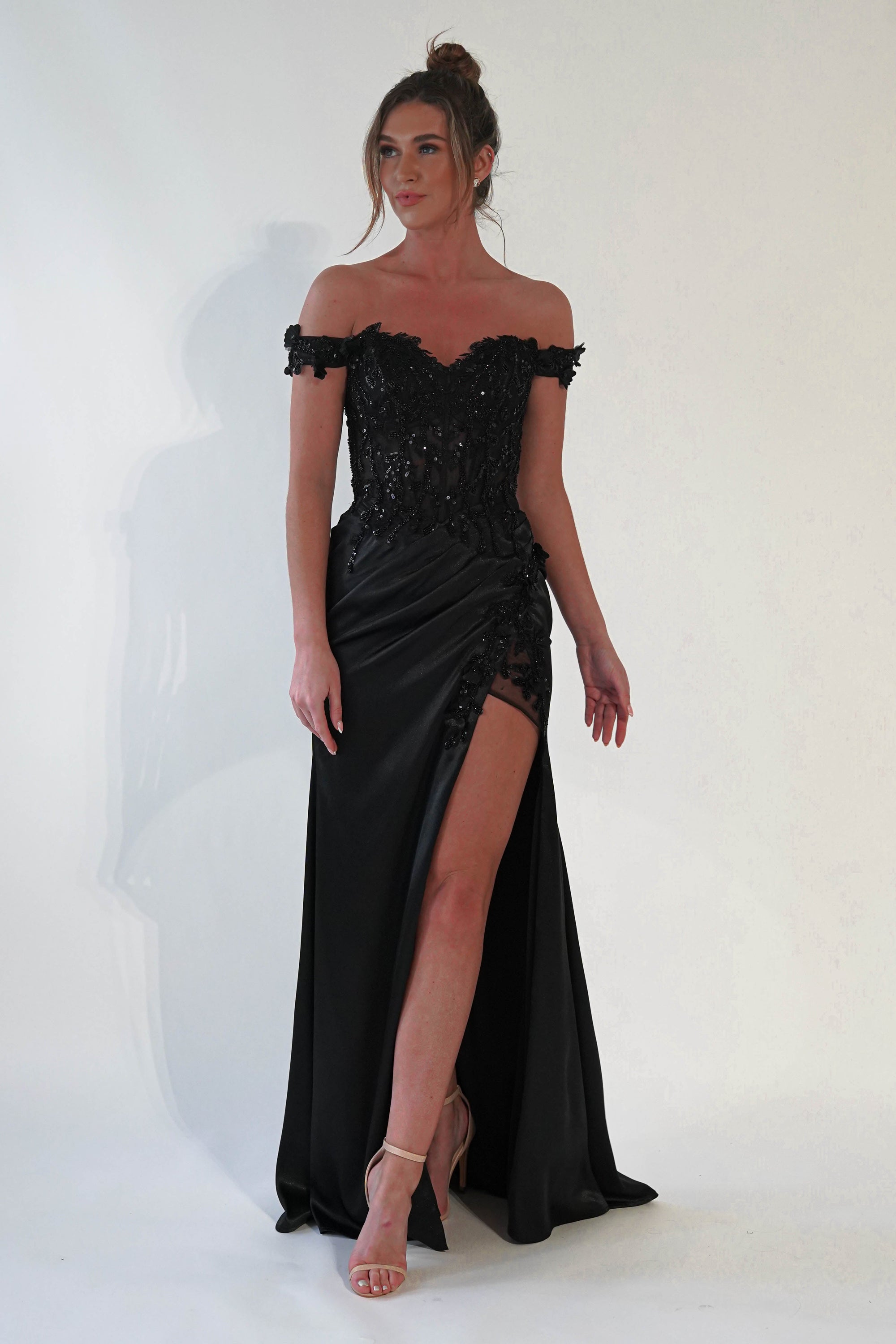 Khacy Embellished Gown | Black | Oh Hello Clothing | XS (6)