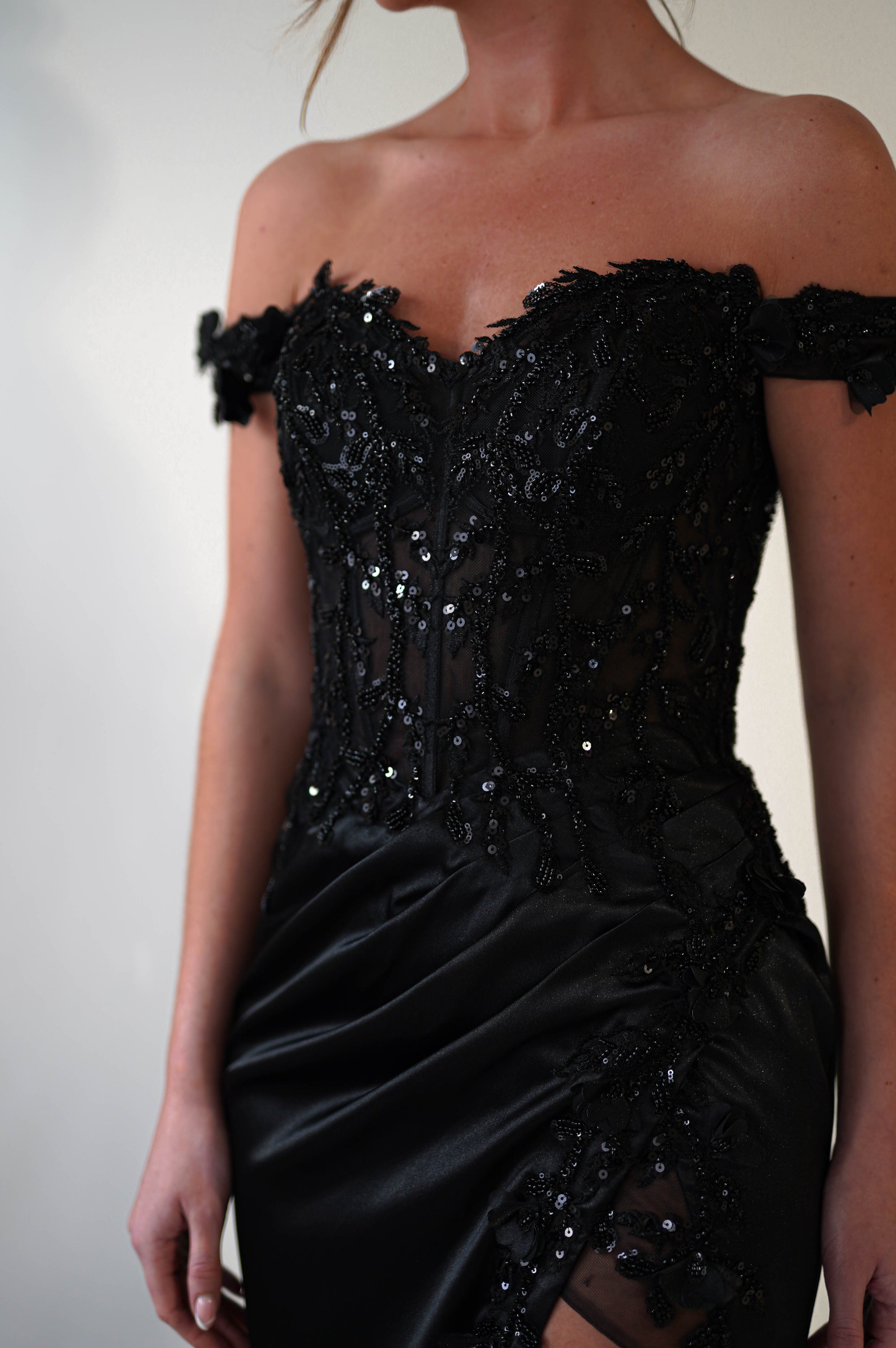 Khacy Embellished Gown | Black | Oh Hello Clothing | XS (6)