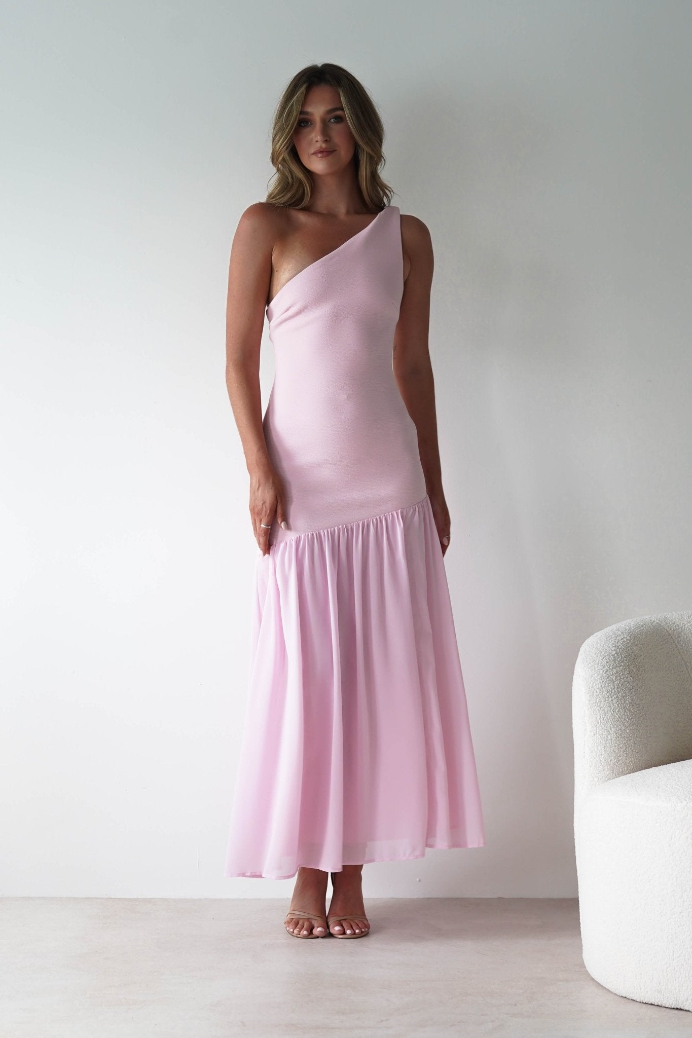 Larson Bodycon Maxi Dress | Pink | Oh Hello Clothing | XS (6)