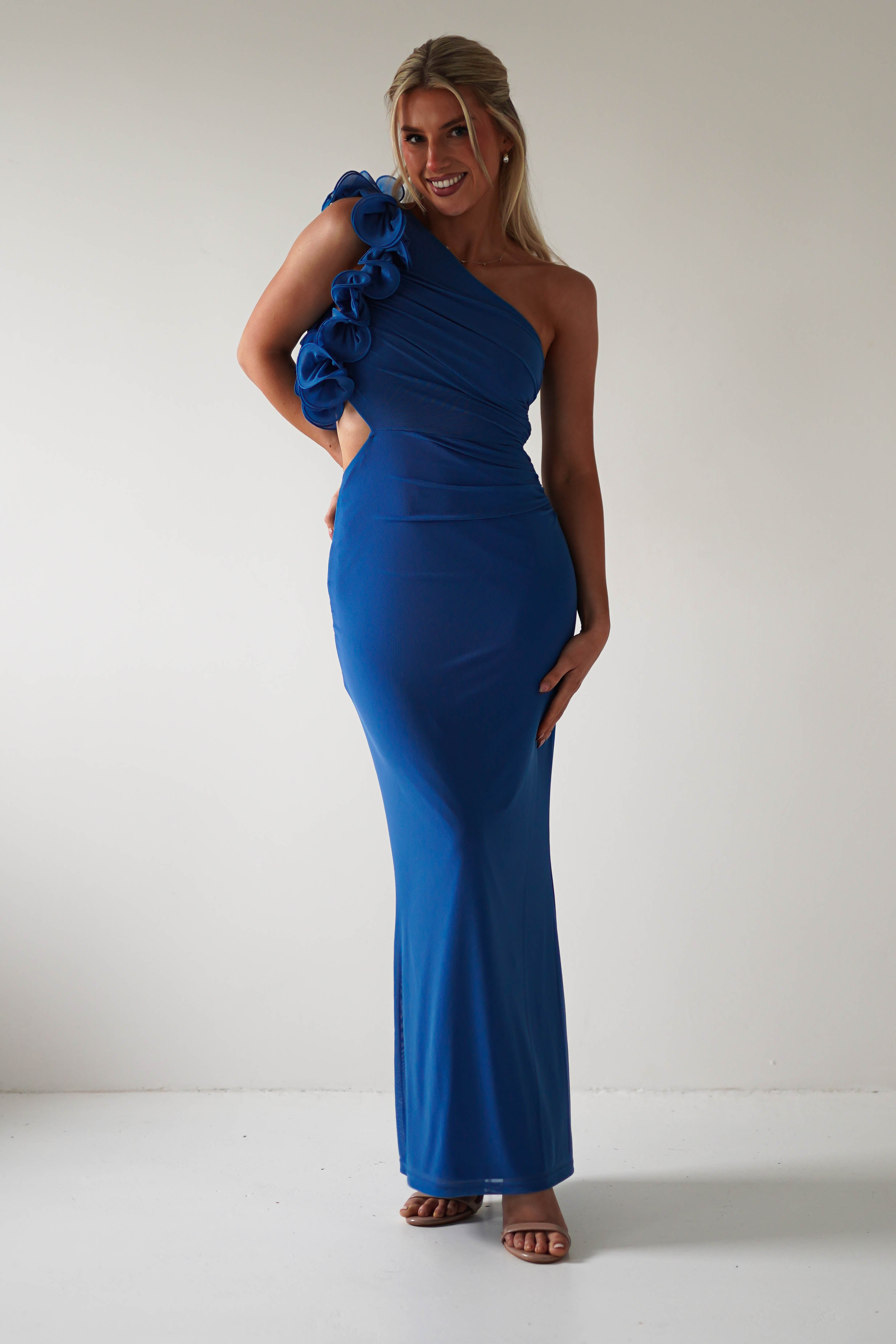 Sydney Bodycon Maxi Dress | Blue - Oh Hello Clothing