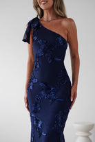 Thelma Floral Textured Maxi Dress | Navy | Oh Hello Clothing | S (8)