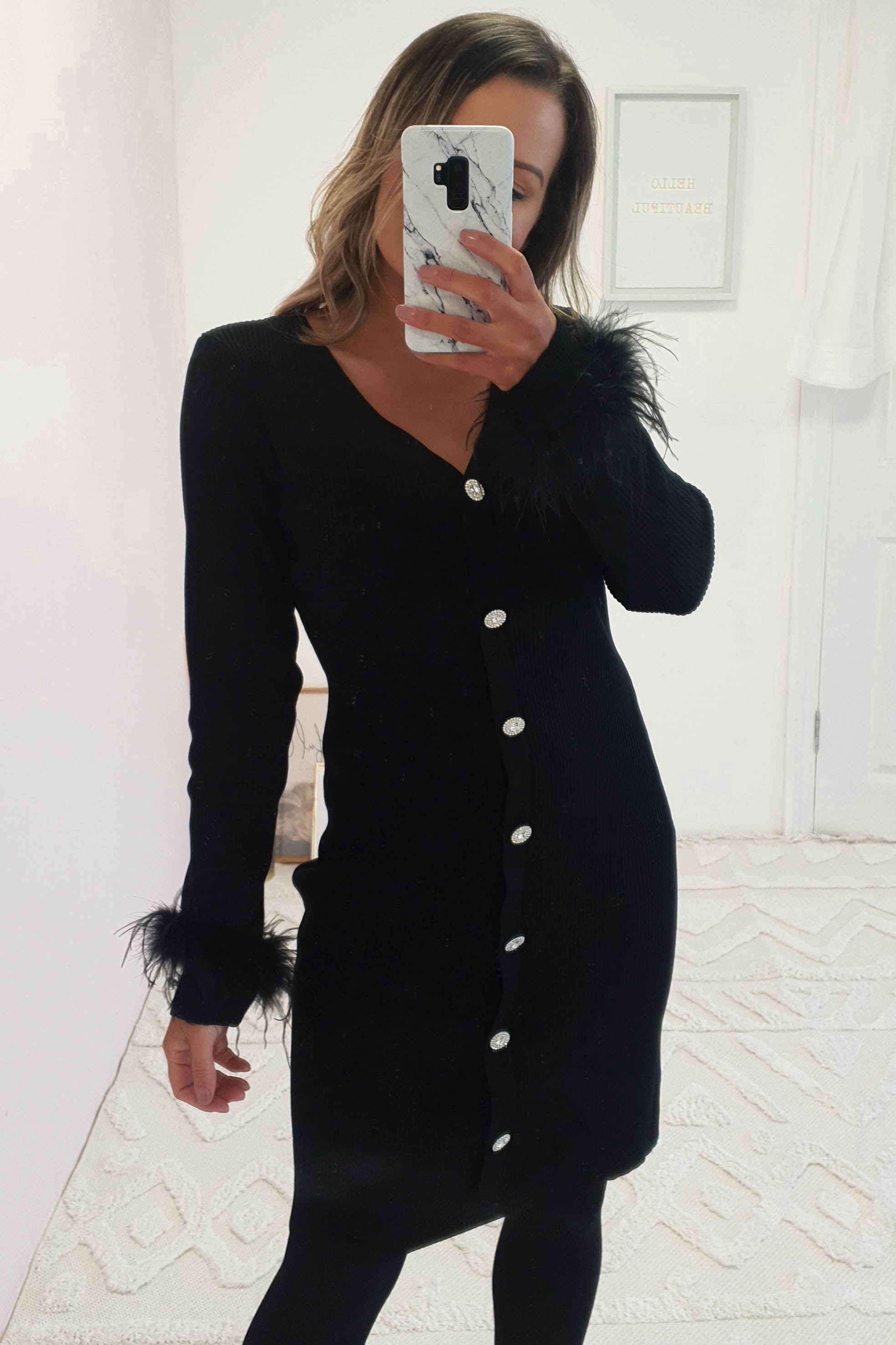 Lilliana Jumper Dress | Black | Oh Hello Clothing | ONE SIZE | 6 - 12