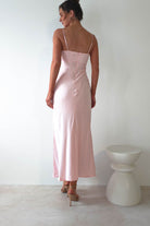 Lottie Soft Satin Slip Maxi  | Rose Pink - Oh Hello Clothing