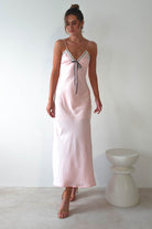 Lottie Soft Satin Slip Maxi  | Rose Pink - Oh Hello Clothing