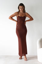 F&P Dresses 1*DONE -605577- CAFE BACKLESS DRESS WITH CRYSTALS (Copy)