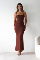 F&P Dresses 1*DONE -605577- CAFE BACKLESS DRESS WITH CRYSTALS (Copy)