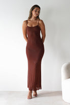 F&P Dresses 1*DONE -605577- CAFE BACKLESS DRESS WITH CRYSTALS (Copy)