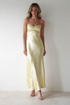 Sophia Soft Lace Maxi  | Yellow - Oh Hello Clothing