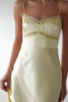Sophia Soft Lace Maxi  | Yellow - Oh Hello Clothing