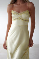 Sophia Soft Lace Maxi  | Yellow - Oh Hello Clothing