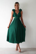 Phoebe Midaxi  | Forest Green - Oh Hello Clothing