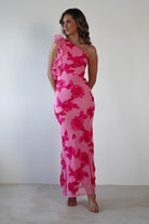 Sydney Bodycon Maxi  | Pink Print | Wedding Guest es