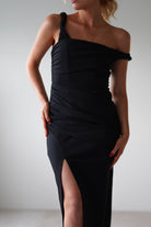 Eloise Bodycon Midaxi  | Black - Oh Hello Clothing