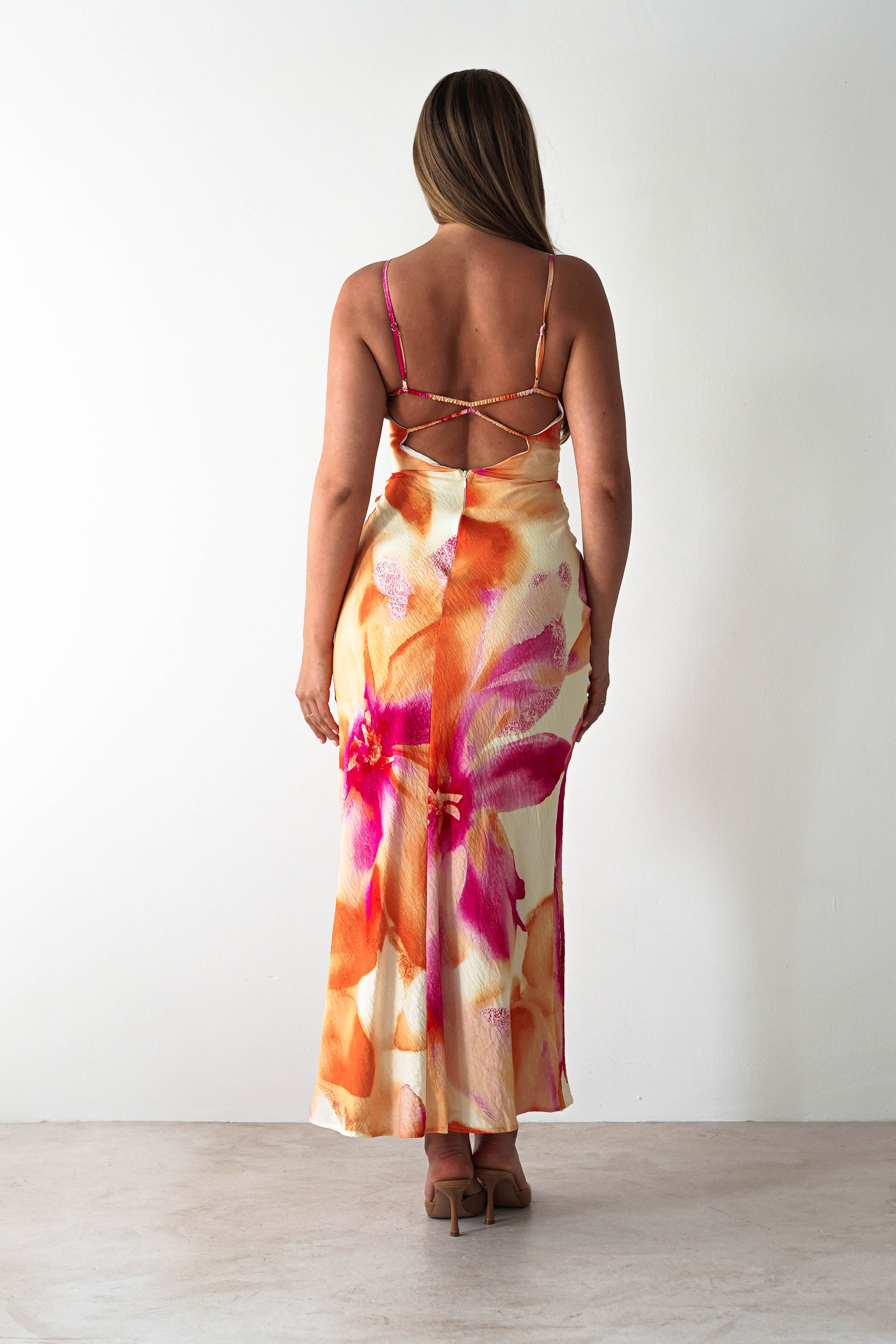 SASHA Dresses 1 *DONE 64674J03 ORANGE MAXI - LIKE LILY