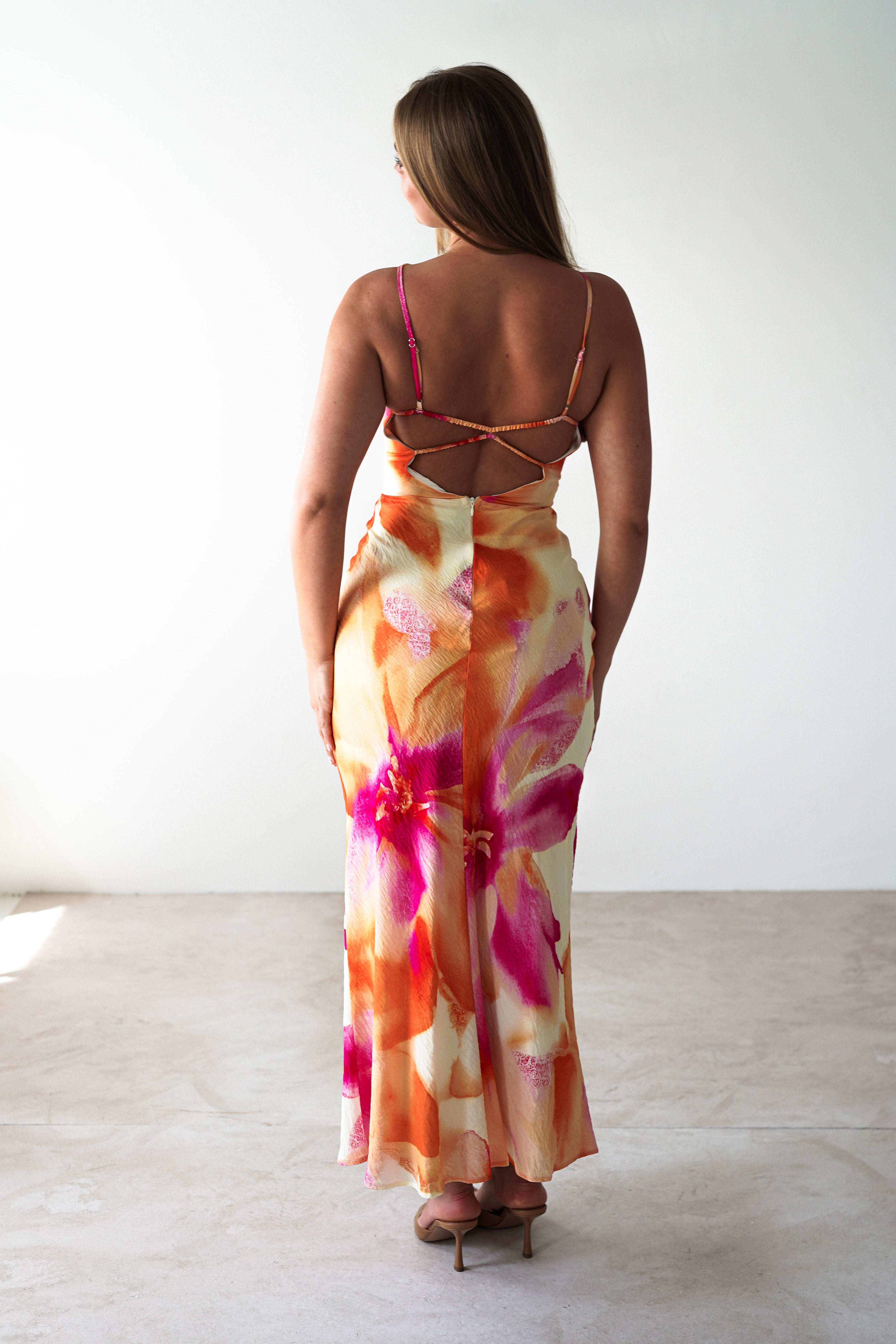 SASHA Dresses 1 *DONE 64674J03 ORANGE MAXI - LIKE LILY