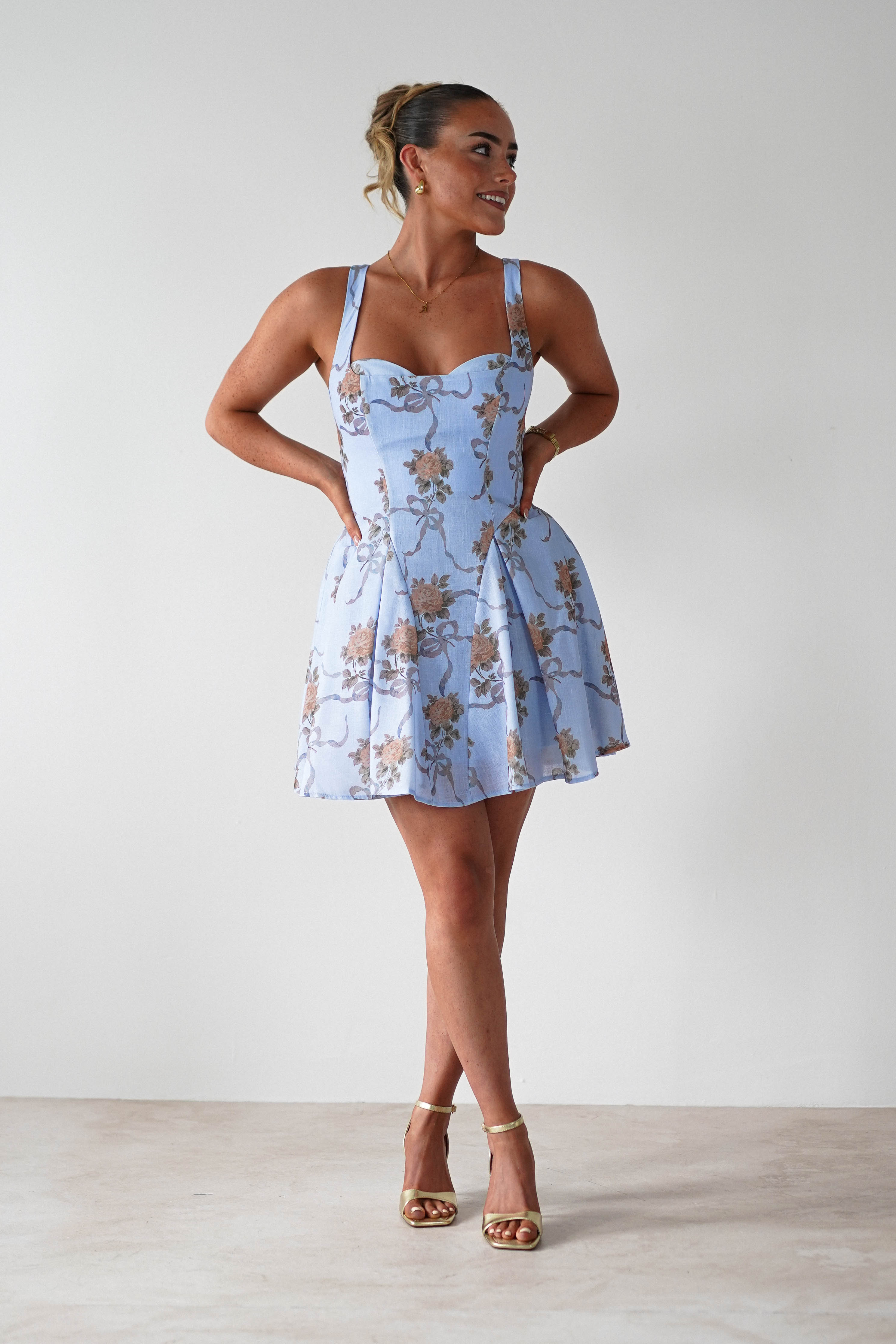 SASHA Dresses 1*DONE - 64704D08 BLUE MINI - SASHA