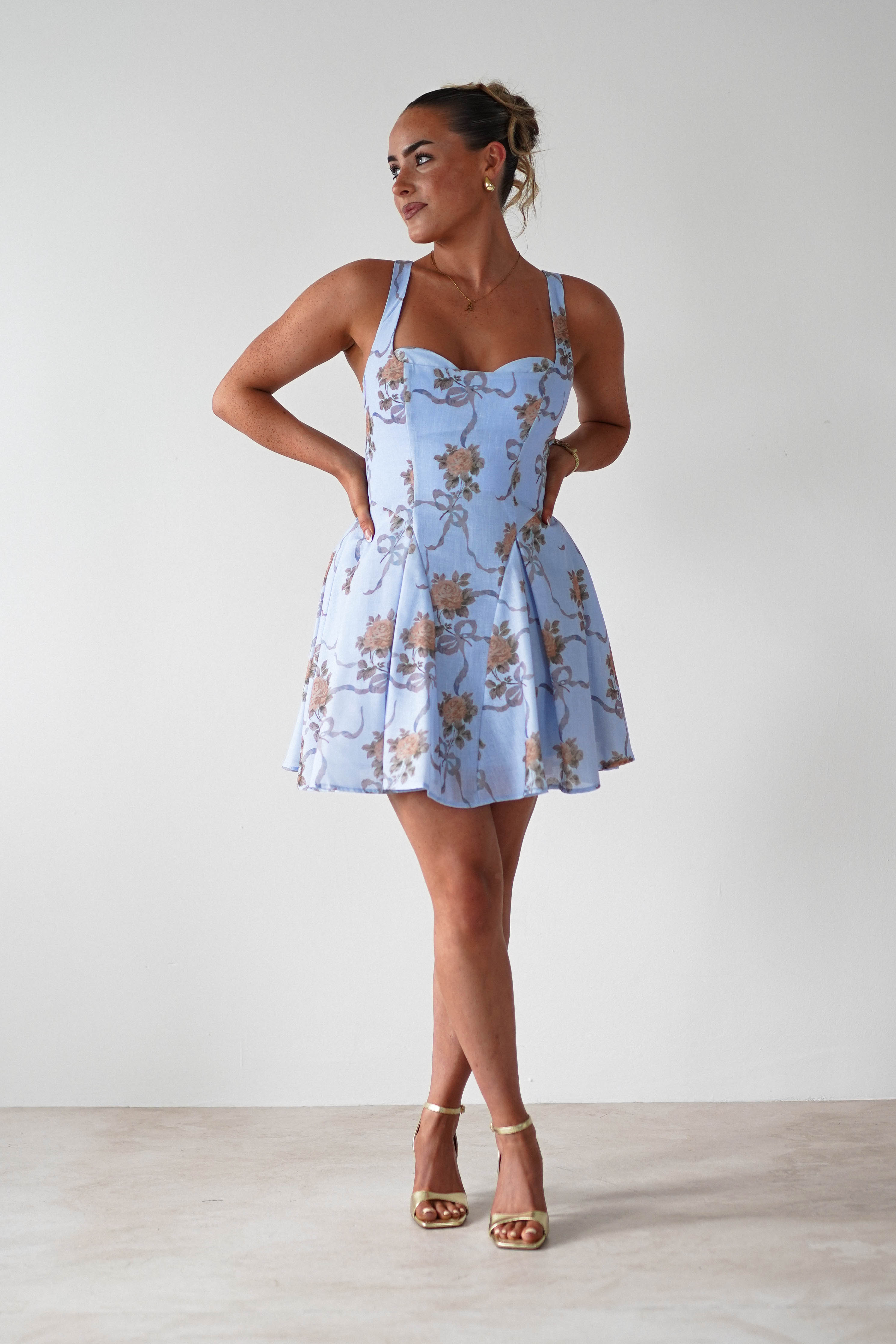 SASHA Dresses 1*DONE - 64704D08 BLUE MINI - SASHA