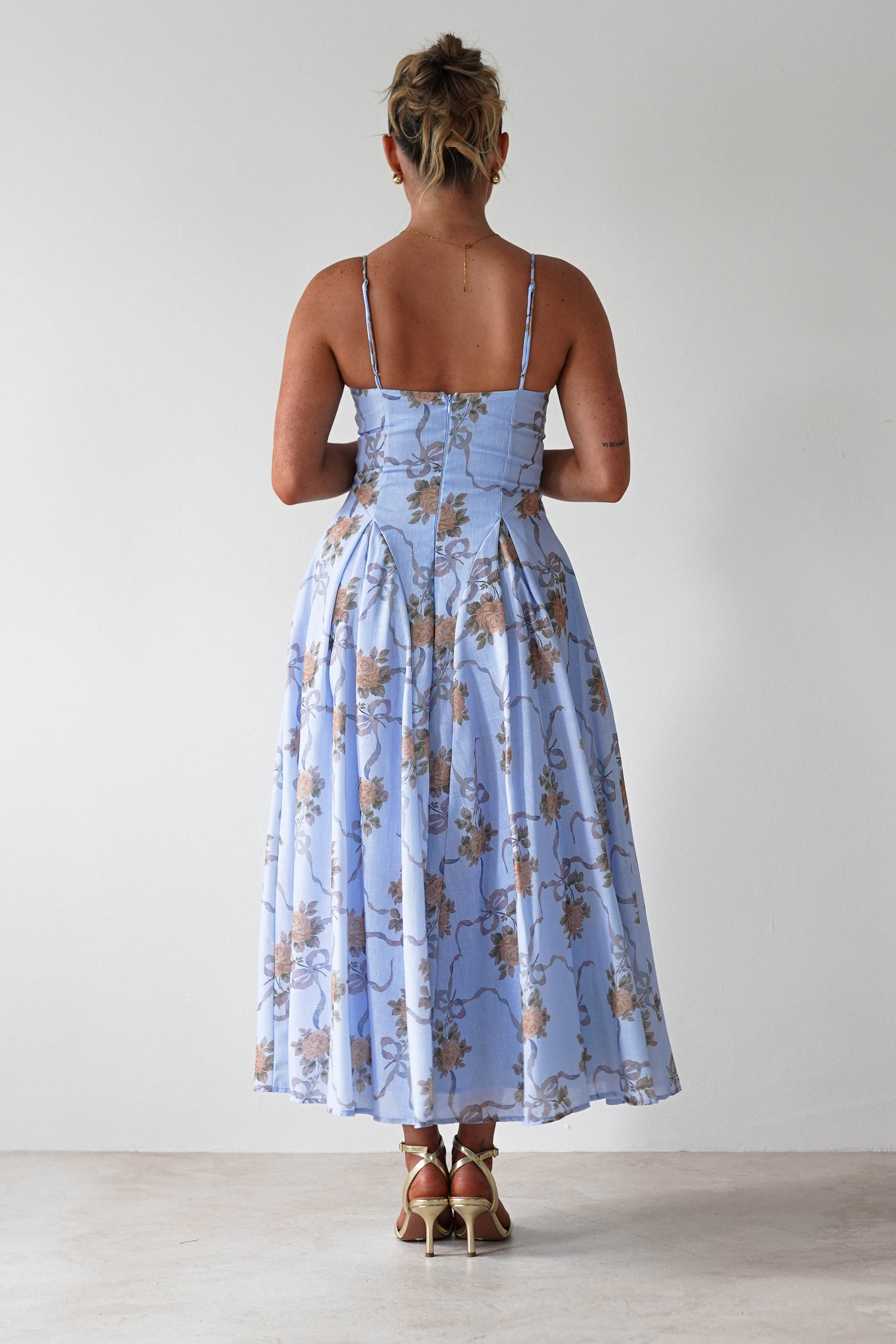 SASHA Dresses 1*DONE - 64704D09 BLUE MAXI - SASHA