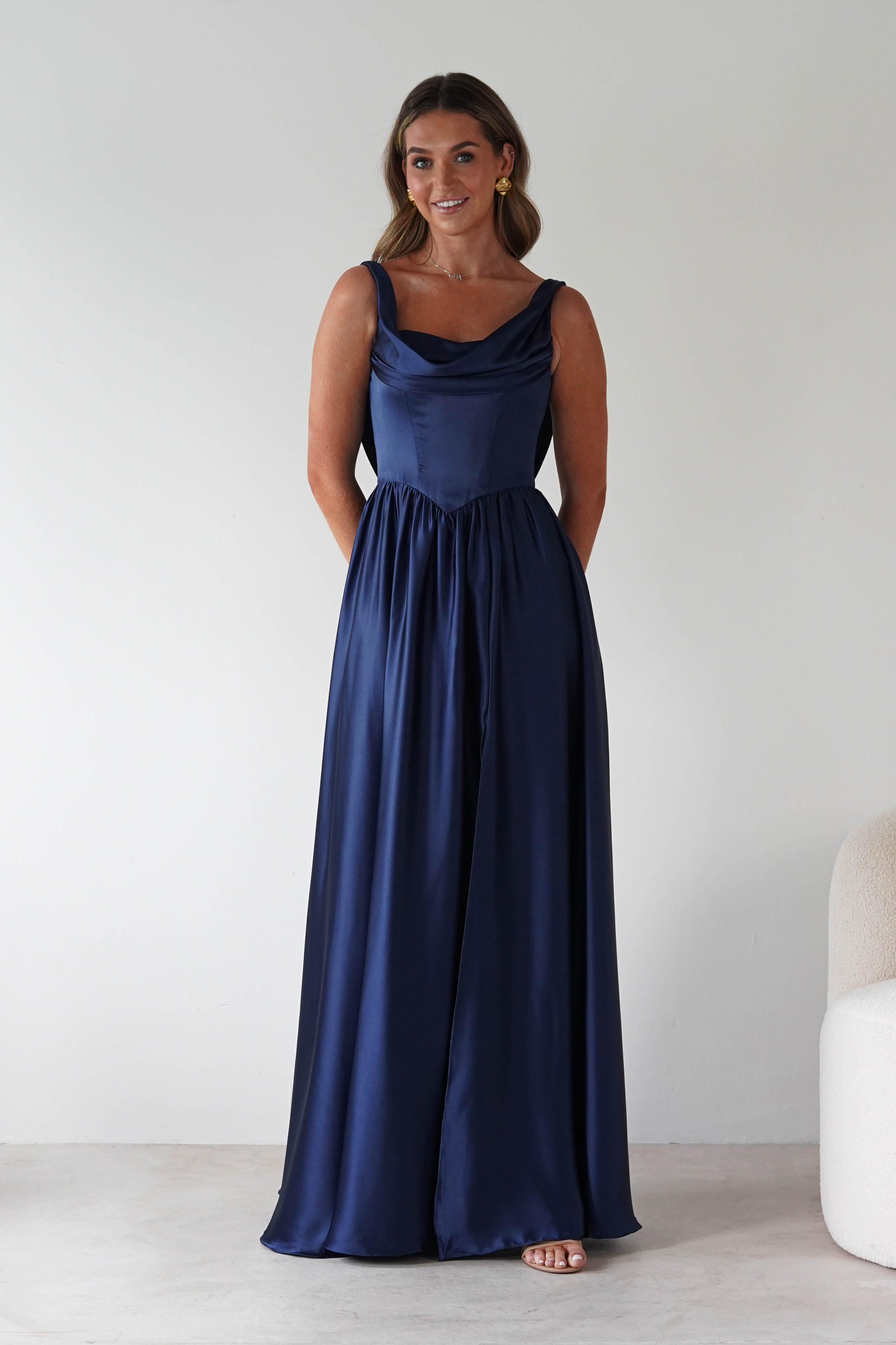 Cinderella Dresses 1*DONE -7446-CINDERALLA - NAVYGOWN