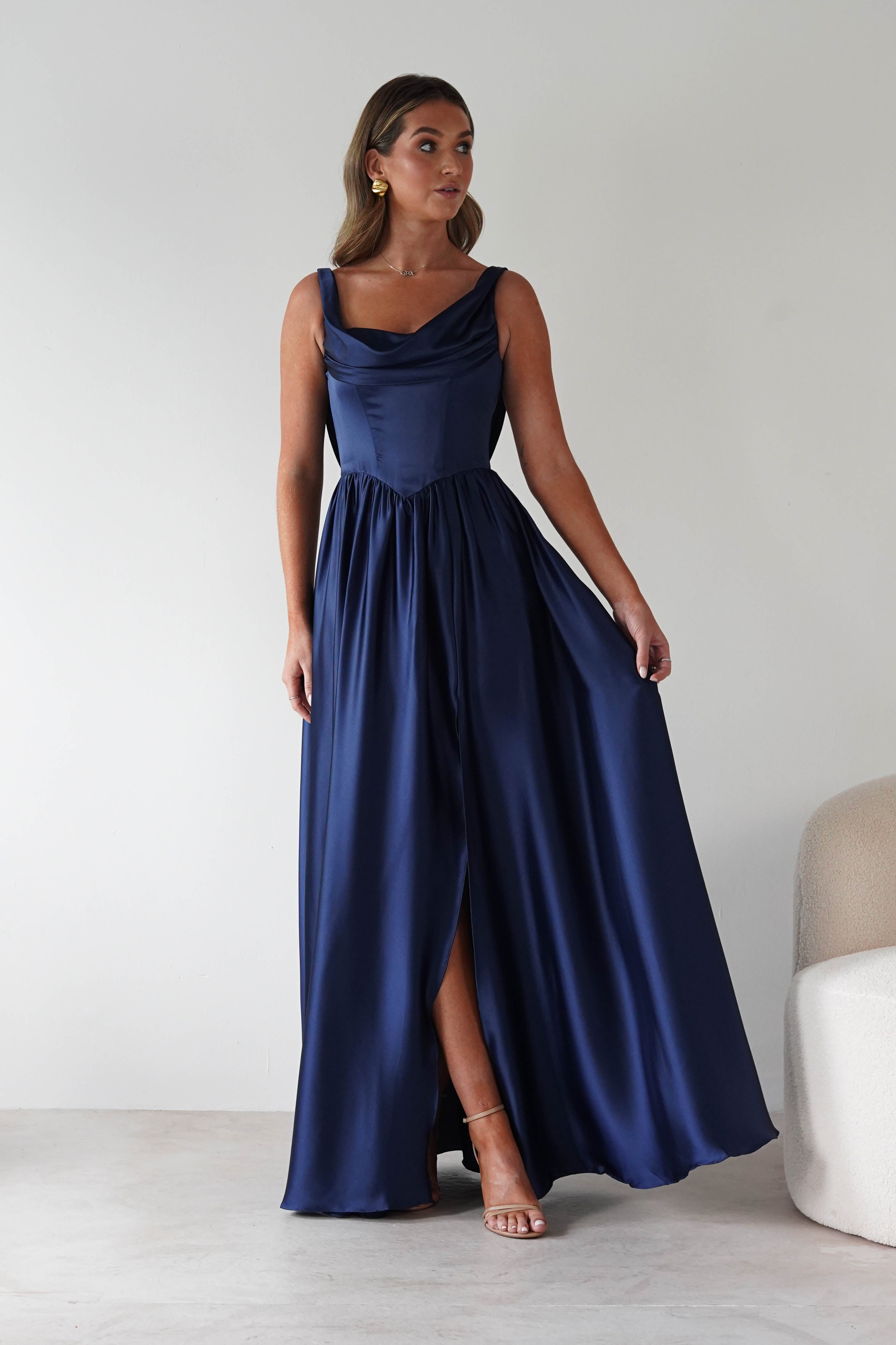 Cinderella Dresses 1*DONE -7446-CINDERALLA - NAVYGOWN
