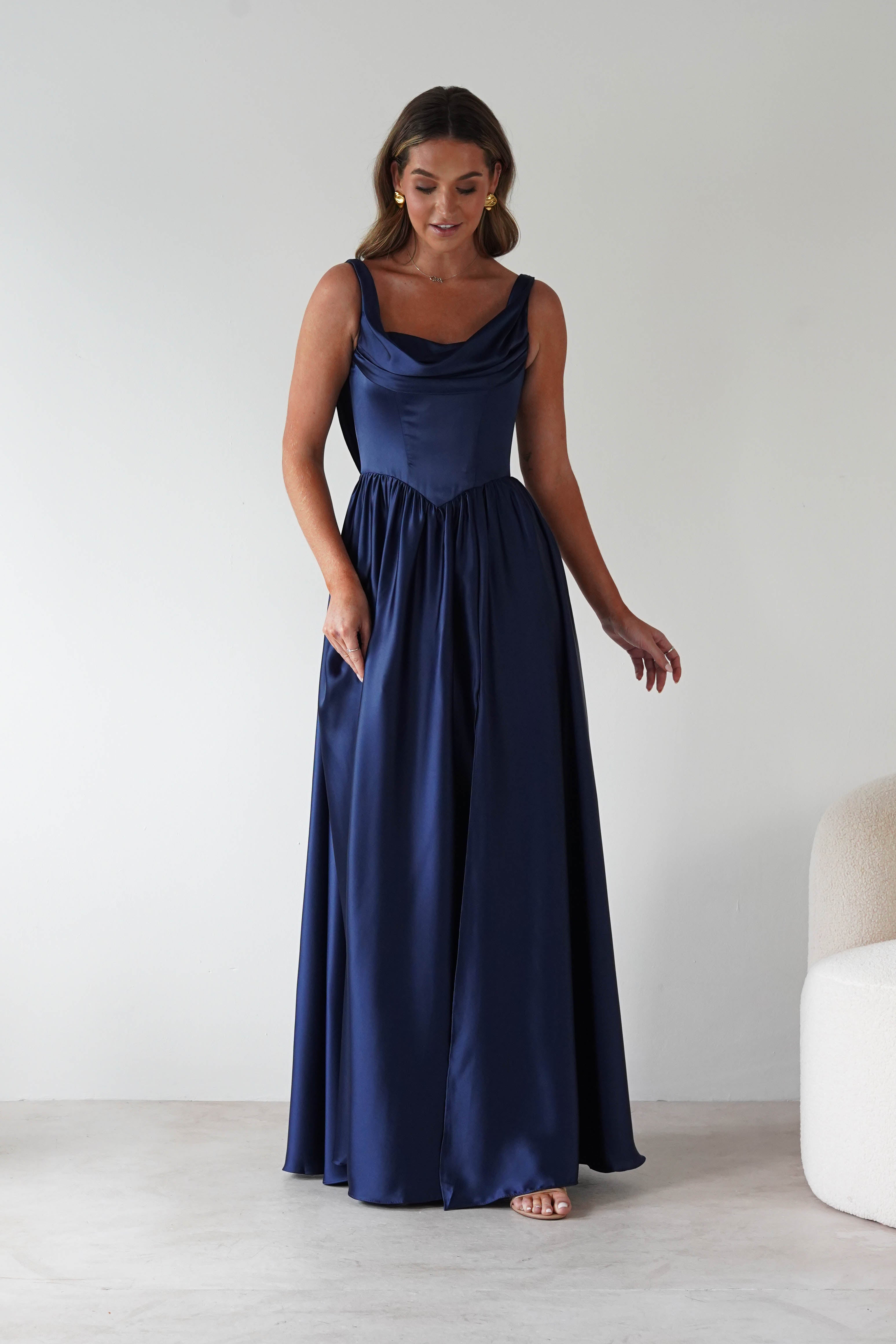 Cinderella Dresses 1*DONE -7446-CINDERALLA - NAVYGOWN