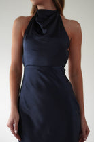 Capriana Pearl Back Maxi  | Navy - Oh Hello Clothing