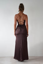 Cinderella Dresses 1*DONE -CINDERALLA-7483-BROWN STRAPLESS GOWN