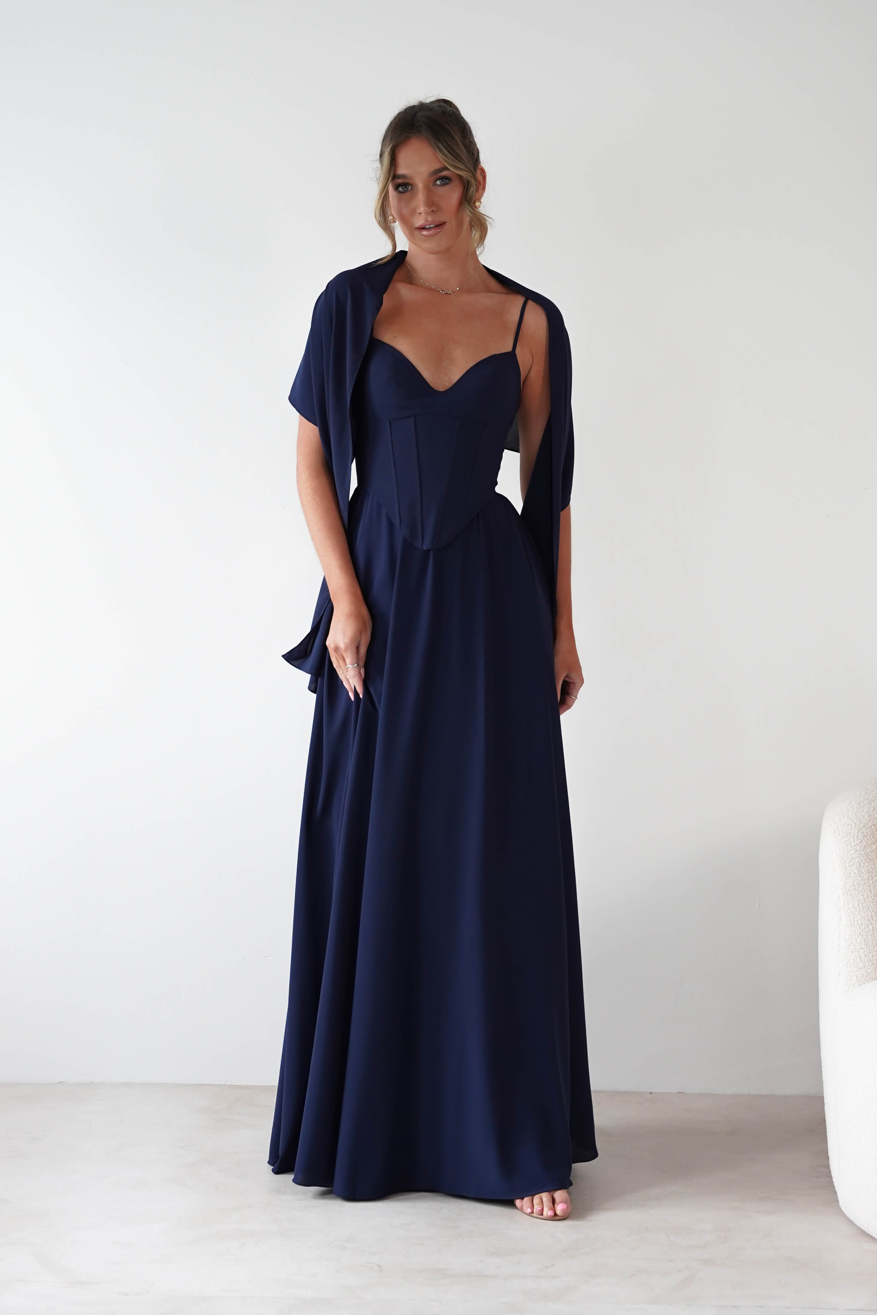 Cinderella Dresses 1*DONE -CINDERALLA-T711-NAVY GOWN