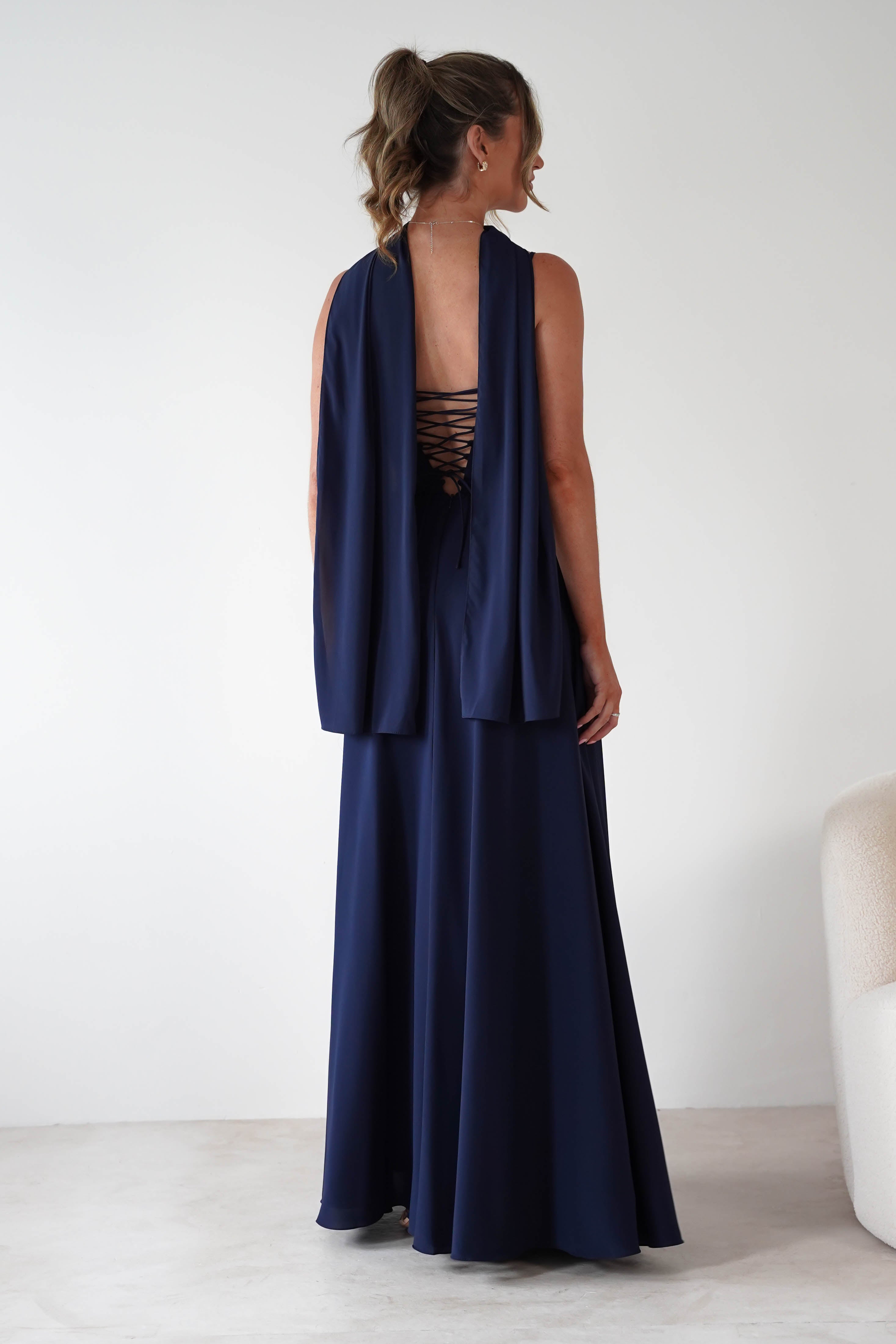 Cinderella Dresses 1*DONE -CINDERALLA-T711-NAVY GOWN