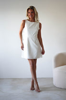 Emmie Bow Back Mini  | White - Oh Hello Clothing
