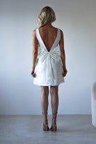 Emmie Bow Back Mini  | White - Oh Hello Clothing