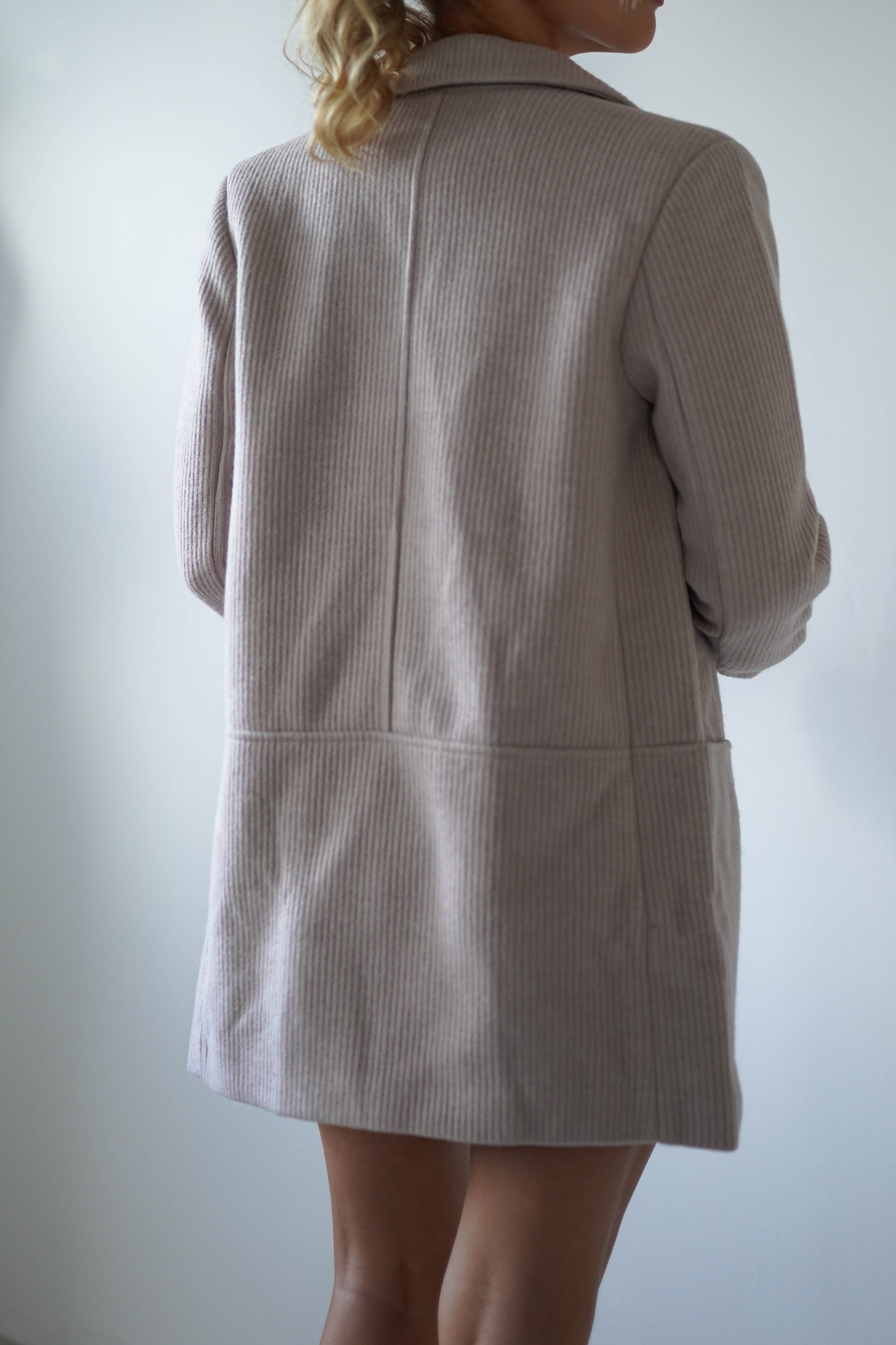Reno Tailored Over Sized Coat | Taupe - Oh Hello Clothing