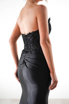 Dallas Luxe Embellished Gown | Black - Oh Hello Clothing