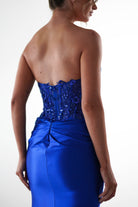 Dallas Luxe Embellished Gown | Royal Blue - Oh Hello Clothing