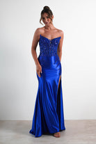 Dallas Luxe Embellished Gown | Royal Blue - Oh Hello Clothing