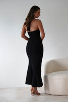 Damaris Textured Midi  | Black - Oh Hello Clothing