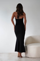 Damaris Textured Midi  | Black - Oh Hello Clothing