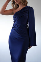 Sylvana Silky Maxi  | Navy - Oh Hello Clothing
