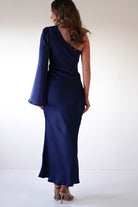 Sylvana Silky Maxi  | Navy - Oh Hello Clothing