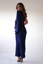 Sylvana Silky Maxi  | Navy - Oh Hello Clothing