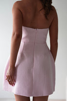 Spencer Halterneck Tweed Mini  | Pink - Oh Hello Clothing