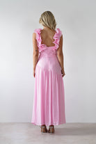 Lara Ruffle Detail Midaxi | Pink - Oh Hello Clothing